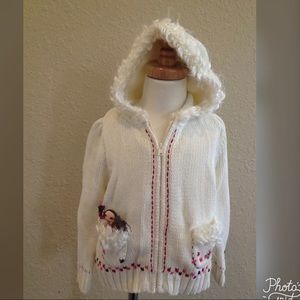 Gymboree PERUVIAN DOLL ivory sweater LN 3T girls